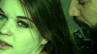 Officer Fingers Busty Shoplifter's Ass in BDSM Bondage Interrogation