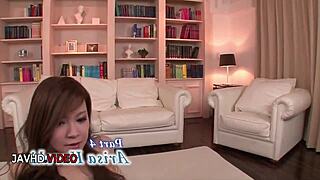 Arisa Kuroki's Dual Blowjobs Ignite Passionate Threesome Ecstasy in Kinky JAV