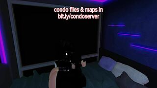 who knew roblox condo rooms hid such deepthroat creampie fucking action