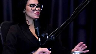 barbara sol's hottest prelims podcast moments with bia hot part 1 on sheer red lingerie tease