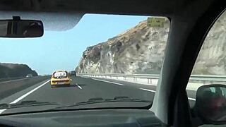 High Speed Outdoor Public Dildo Masturbation Creamy Orgasm Closeup