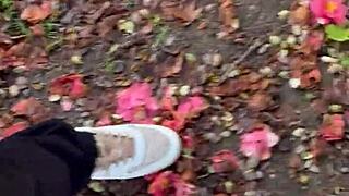 daddy's chubby euro daughter rides rough hairy tits bouncing in homemade humiliation