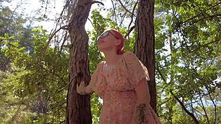 wanna fuck this redhead i just met deep in the forest?