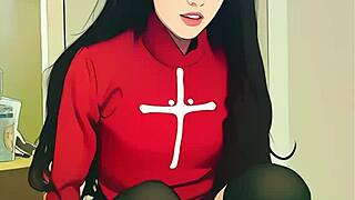 i try this huge dildo on tiny asian teen pussy it stretches her so good 😩🔥