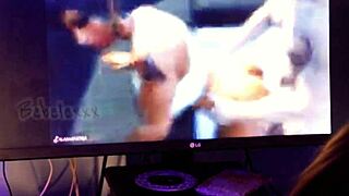 damn that tight latina wet pussy takes big dildo rough with creampie orgasm 😩🔥💦