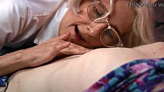 her wildest fantasy unfolds as milf wife straps on and pounds guy hard in homemade anal bliss