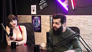 Lady Snow's Sensual Snowy Outdoor Cuckold Orgy with Lord Kenobi - Sheer Red Tease Part 7