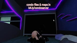 who knew roblox condo rooms hid such deepthroat creampie fucking action