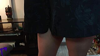 Hot Latina Milf in Pajamas Rides Worker Cock on Sofa with POV Blowjob Real Oral!