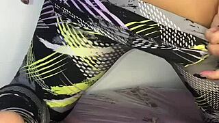 Young latina babe's big natural tits solo dildo pussy masturbation