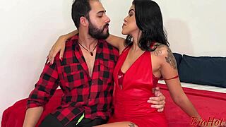 brazilian latina rides big thick cock till creamy cumshot load