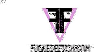 brunette latina with big tits pops balloons in fetish comic masturbation ass shaking