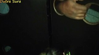 Glory Hole Cock Sucking Ends in Massive Cum Bath Facial