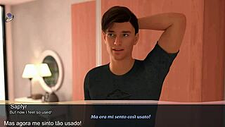 tutor ditches cash for big cock ride and shaved pussy orgasm... english portuguese italian subs part 2