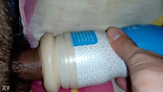 i fuck my sex toy hard craving real cock inside