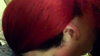 Shemale deepthroats daddy's cock swallows every drop 😍🍆💦