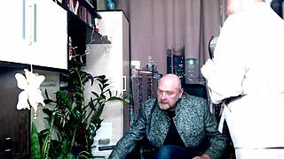 imagine checking this elderly secretary's shaved pussy elasticity on camera, her big natural tits heaving as she gets fisted roughly