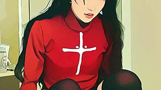 i try this huge dildo on tiny asian teen pussy it stretches her so good 😩🔥