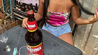 Alice's first bar program thrill with older guy