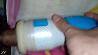 i fuck my sex toy hard craving real cock inside