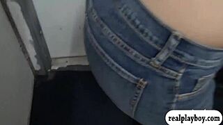 Skinny Brunette Babe Trades Blowjob Handjob for Cash Monster Cock Ride