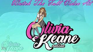 British 18yo college girl next door sucks older neighbor's cock and rims his ass eagerly.