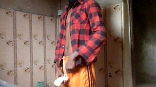 i ache so bad home alone, slamming my huge silicone toy deep in my vagina till i cum shaking