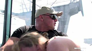 Man this mature german whore sucks dick so good on that chairlift with her hubby