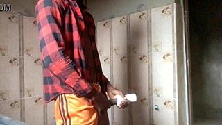 i ache so bad home alone, slamming my huge silicone toy deep in my vagina till i cum shaking