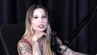 brazilian teen swinger isadora closel teases in see through red during naughty outdoor casting interview