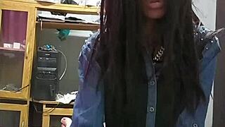 Daddy Boss Films Close-Up Black Slut's Best Blowjob on Small Cock