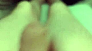 amateur strokes massive cock in homemade relax session