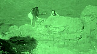 Vintage hairy beavers exposed nude in wild nature settings