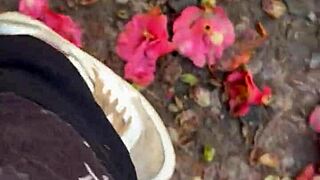 daddy's chubby euro daughter rides rough hairy tits bouncing in homemade humiliation