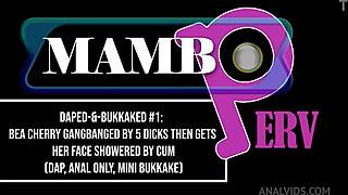 five cocks daped my tight ass then showered my face in hot cum gangbang shower