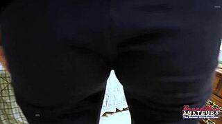 Horny petite brunette Carmen sucks cock deep then takes pussy and ass doggystyle cumshot facial