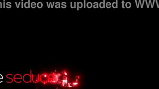 my busty milf mommy licks stepdaughter pussy wet with strapon toys moaning