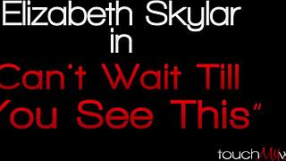 my curvy hotwife elizabeth skylar films wet wild sex tape for me from tub