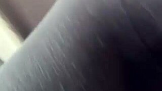 Boldly fingering wet pink pussy through sexy dress