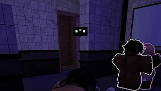 Bbc Delivers Double Cock Thrill in Roblox Robbery Fuck