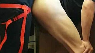 Pegging Boyfriend's Ass from Kitchen to Public Cornfield and Bathroom Ass-to-Mouth