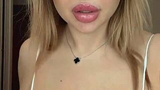 bold cosplay bunny squeezes her massive natural tits tight around rabbit toy