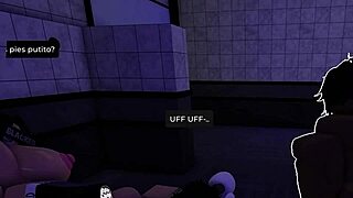 Bbc Delivers Double Cock Thrill in Roblox Robbery Fuck