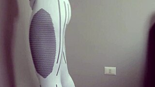 brazilian wife brag124wife dances sexy tits out at gym