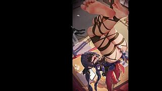 hentai slaves bound in bdsm anime bondage sex torment