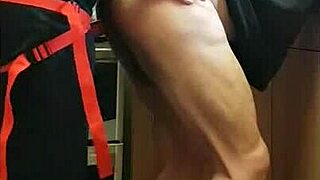 Pegging Boyfriend's Ass from Kitchen to Public Cornfield and Bathroom Ass-to-Mouth