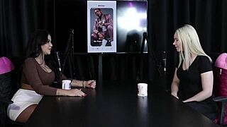 vivian lola sheer red loves doggy and tinder matches in sexy lingerie