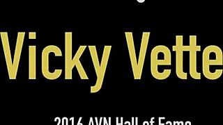 vicky vette seduces with striptease flaunting big tits juicy pussy