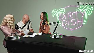 kelsi monroe handles dirty dishes with a teasing reality kings twist