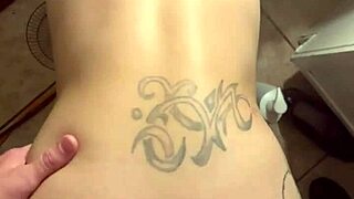 hooker rides customer in trap house bathroom for ass cumshot